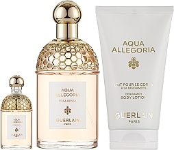 Парфумерія, косметика Guerlain Aqua Allegoria Rosa Rossa - Набір (edt/75ml + edt/7.5ml + b/lot/75ml)