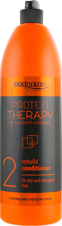 Восстанавливающий кондиционер для волос - Prosalon Protein Therapy + Keratin Complex Rebuild Conditioner — фото N3
