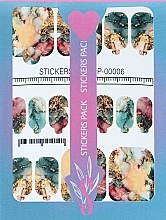 Парфумерія, косметика Дизайнерські наклейки для педикюру "Wraps P-00006" - StickersSpace