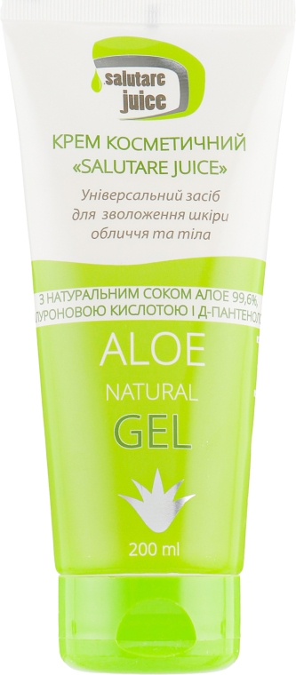 Гель с соком Алоэ и Д-пантенолом - Green Pharm Cosmetic Salutare Juice Aloe Natural Gel