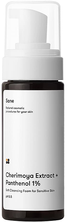 Пінка для вмивання чутливої шкіри обличчя - Sane Soft Cleansing Foam For Sensitive Skin — фото N1
