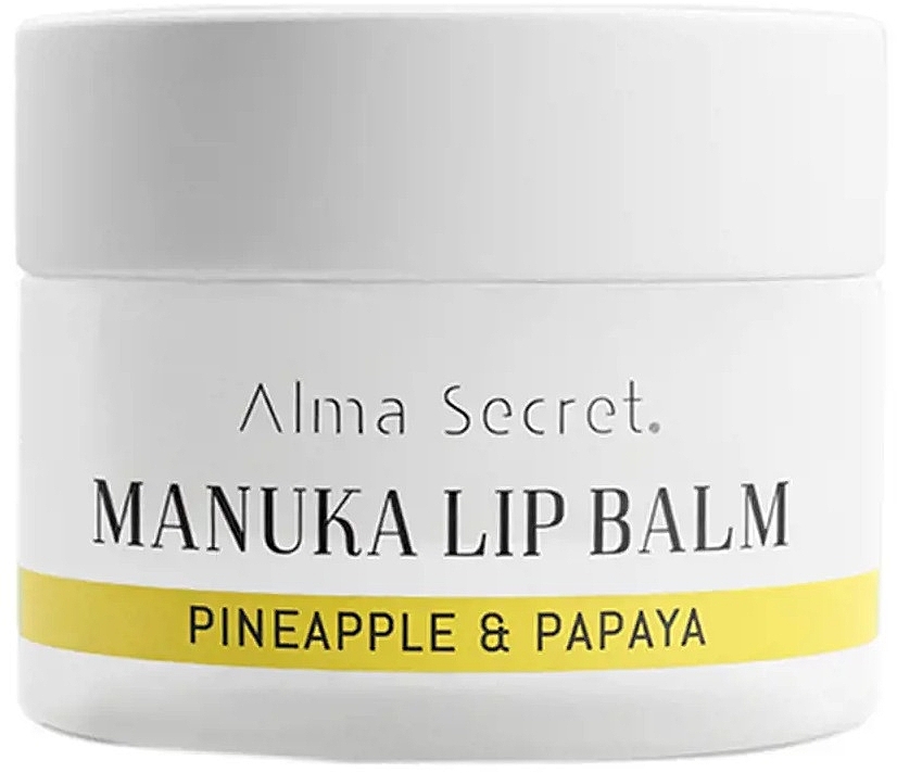 Бальзам для губ - Alma Secret Manuka Lip Balm Pineapple And Papaya — фото N1