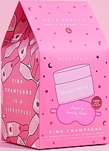 Парфумерія, косметика Набір - NCLA Beauty Sweet Dreams Pink Champagne Lip Mask Gift Set (lip mask/15ml + sleeping mask/1pc)