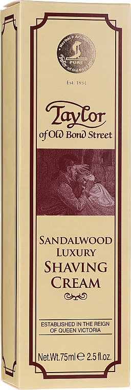 Крем для бритья "Сандаловое дерево" - Taylor Of Old Bond Street Sandalwood Luxury Shaving Cream (в тубе) — фото N4