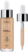 Гіалуронова тональна сироватка для обличчя - L`Oréal Paris Alliance Perfect Nude — фото N1