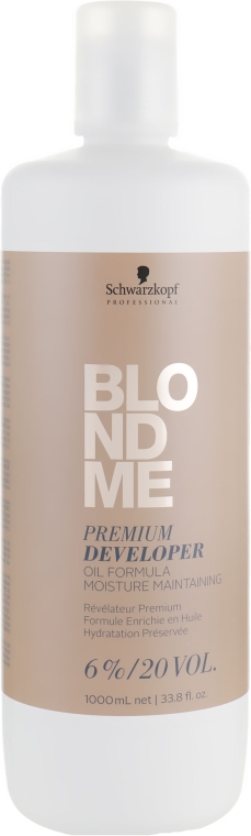 Преміум-Окислювач 6%, 20 Vol. - Schwarzkopf Professional Blondme Premium Developer 6% — фото N2