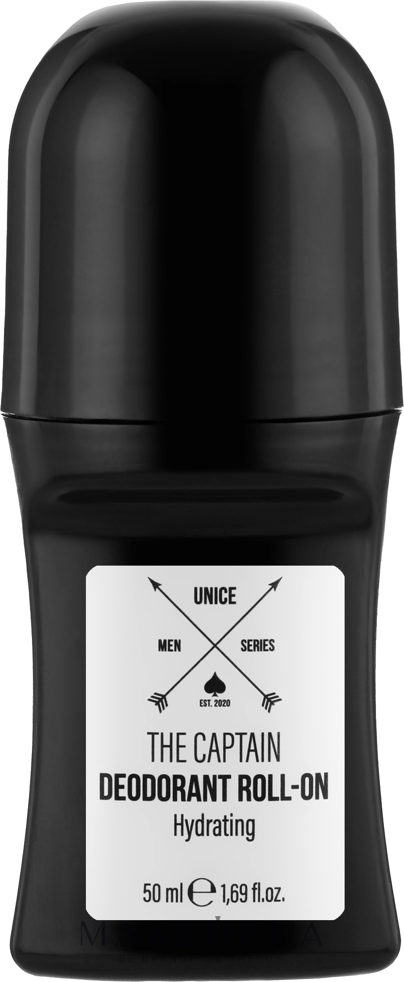Шариковый дезодорант-антиперспирант для мужчин - Unice The Captain Deodorant Roll-On — фото 50ml