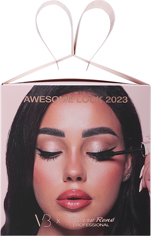 Набор - Pierre Rene Awsome Look 2023 (mascara/10ml + pencil/1.6g + lip/liner/0.4g) — фото N1