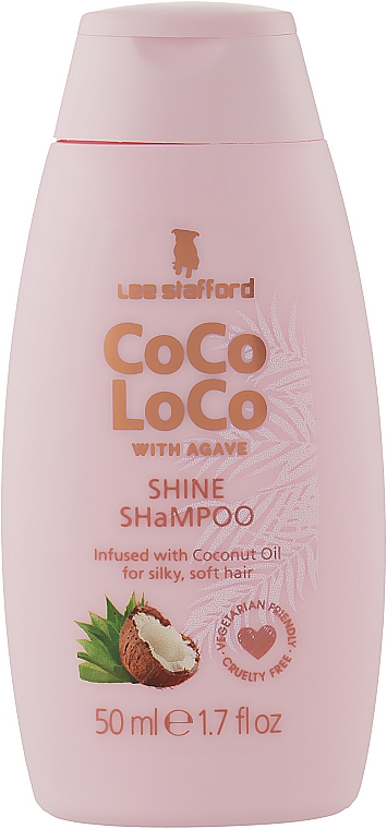 Зволожувальний шампунь для волосся - Lee Stafford Сосо Loco Shine Shampoo with Coconut Oil