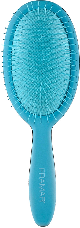 Распутывающая щетка для волос, голубой - Framar Detangle Brush Peek-A-Blue — фото N1