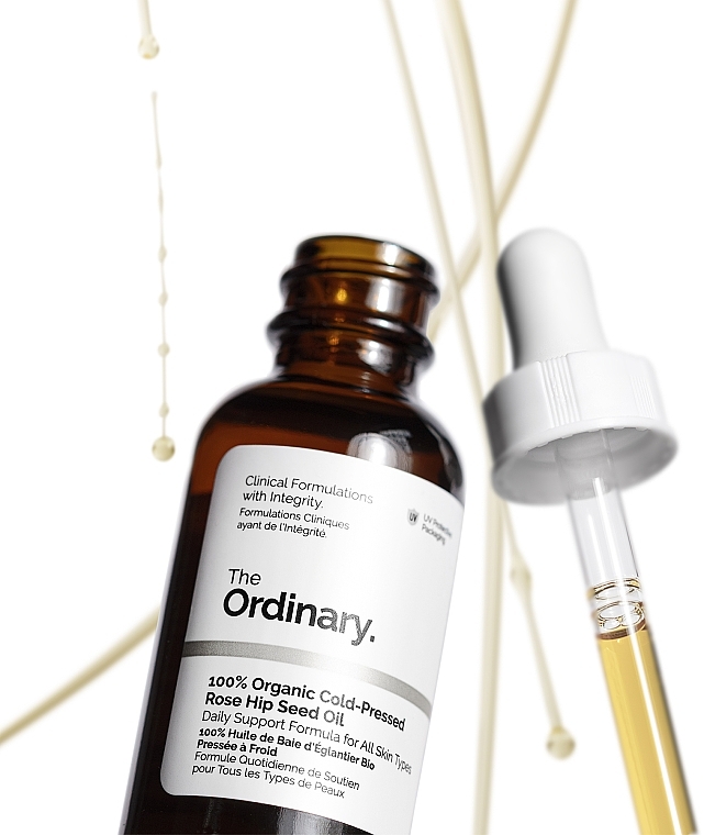 The Ordinary 100% Organic Cold-Pressed Rose Hip Seed Oil - Органічна олія насіння шипшини холодного віджиму — фото N4