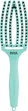 Расческа для моделирования, мятная - Olivia Garden Finger Brush Combo Medium — фото N1