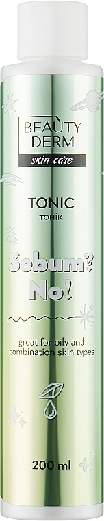 Тонік для обличчя Sebum?No! - Beauty Derm — фото N1