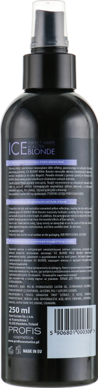 Спрей-підсилювач для освітленого волосся - Profis Ice Blonde — фото N2
