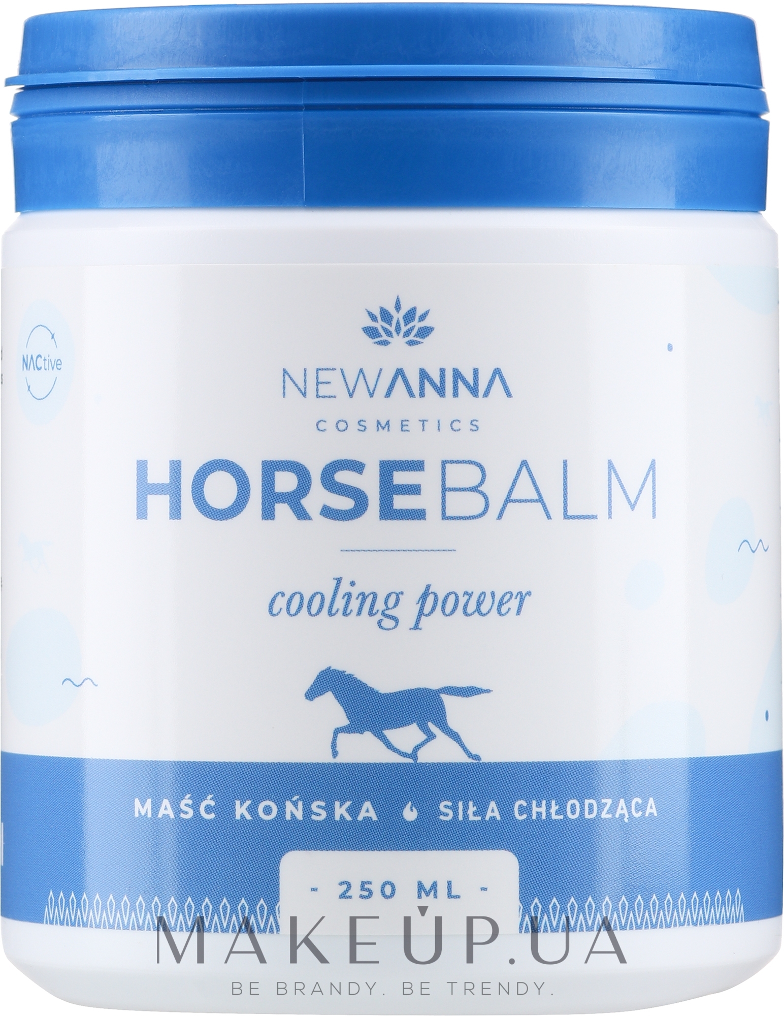 Охолоджувальний бальзам для тіла "Кінська сила" - New Anna Cosmetics Horse Balm Cooling Power — фото 250ml