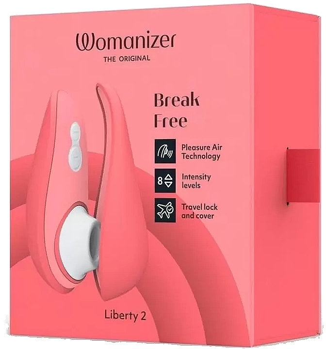 Кліторальний стимулятор - Womanizer Liberty 2 Break Free Vibrant Rose — фото N2