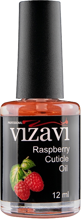 Масло для кутикулы "Малина" - Vizavi Professional Raspberry Cuticle Oil — фото N1