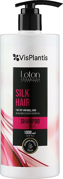 Шампунь для волос с экстрактом шелка - Vis Plantis Loton Silk Hair Shampoo — фото N2