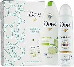 Набір - Dove Radiantly Refreshing Gift Set (deo/150ml + sh/gel/250ml) — фото N2