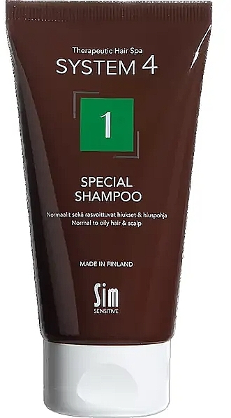 Шампунь для нормальной кожи головы и склонной к жирности - Sim Sensitive System 4 Special Shampoo — фото N1