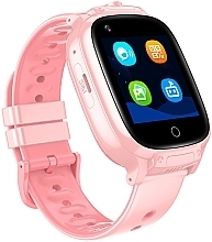 Смарт-часы для детей, розовые - Garett Smartwatch Kids Twin 4G — фото N4