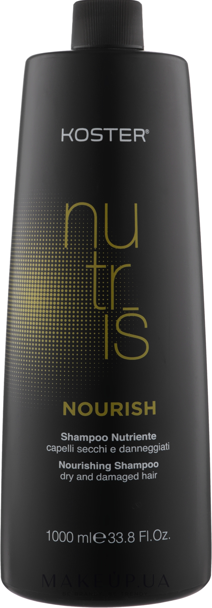 Шампунь для сухого й пошкодженого волосся - Koster Nutris Nourish Shampoo — фото 1000ml