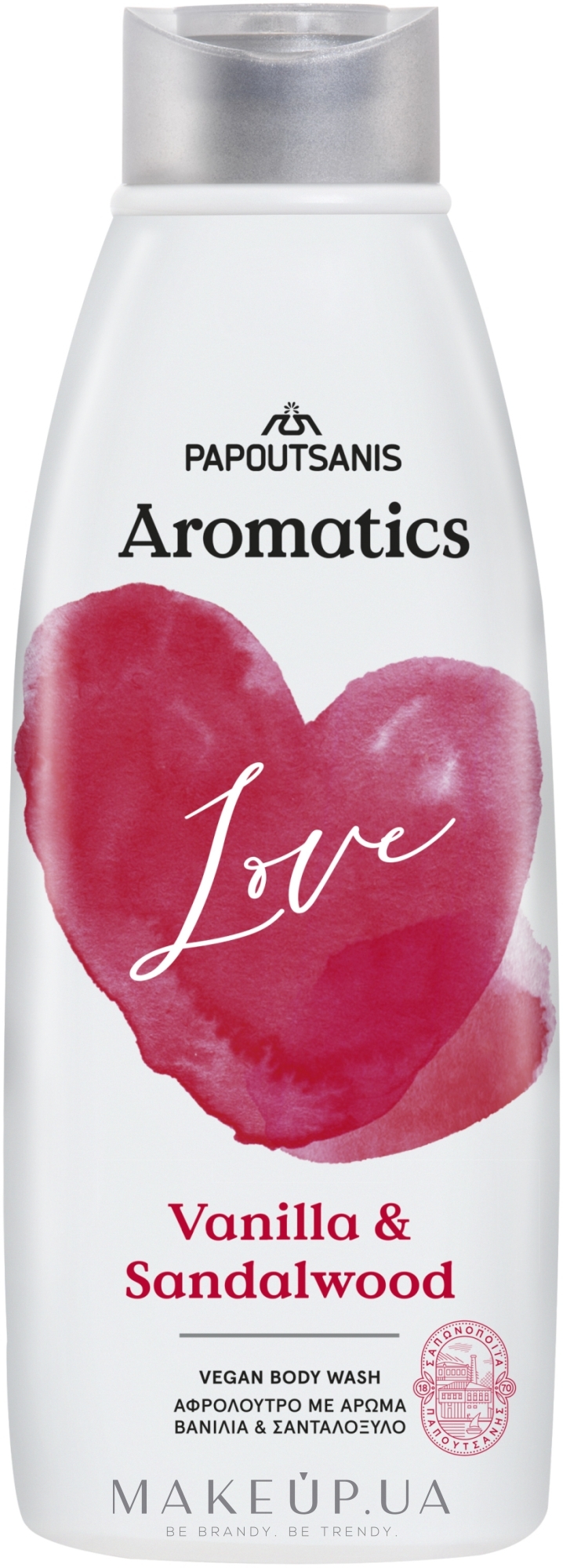 Гель для душа "Love" - Papoutsanis Aromatics Shower Gel — фото 600ml