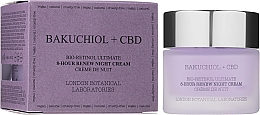 Крем для лица ночной - London Botanical Laboratories Bakuchiol + CBD Bio-Retinol Ultimate 8-Hour Renew Night Cream — фото N2