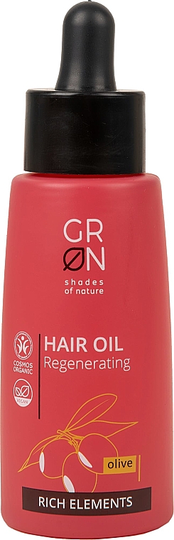 Олія зволожувальна для волосся - GRN Rich Elements Olive Hair Oil — фото N1
