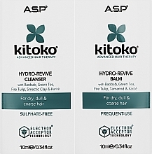 Парфумерія, косметика Набір - Affinage Kitoko Hydro-Revive Cleanser & Balm Sachet Duo (h/sham/10ml + h/balm10ml)
