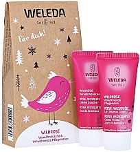 Духи, Парфюмерия, косметика Набор - Weleda Mini Wildrose Set (sh/gel/20ml + b/lot/20ml)