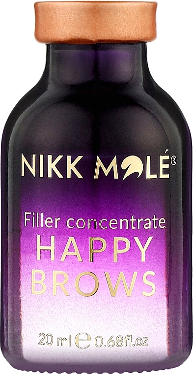 Восстанавливающий филлер-концентрат для бровей - Nikk Mole Happy Brows Filler Concentrate — фото N1