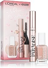 Набір - L'Oreal Paris + Essie Merry Christmas! (mascara/6,4ml + nail/polish/13,5ml) — фото N1