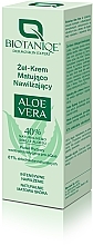 Матирующий и увлажняющий гель-крем для лица с алоэ вера - Biotaniqe Aloe Vera Hydrating Mattifying Gel Cream — фото N1