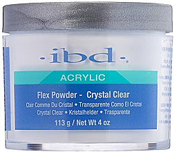 Акриловая пудра, кристально-прозрачная - IBD Flex Powder Crystal Clear — фото N2