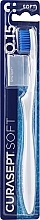 Зубная щетка "Soft 0.15" мягкая, белая с синим - Curaprox Curasept Toothbrush — фото N1