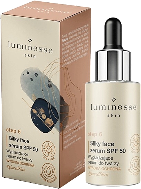 Сироватка для обличчя - Luminesse Skin Silky Face Serum SPF 50 — фото N1