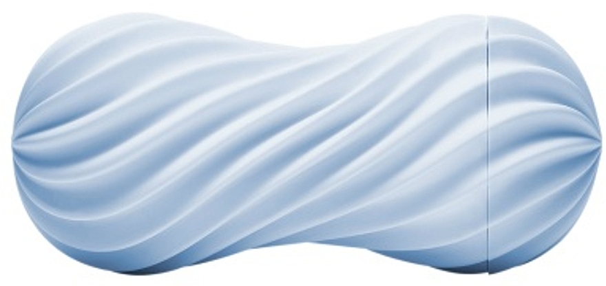 Мастурбатор с эффектом скручивания, голубой - Tenga Flex Bubbly Blue — фото N2