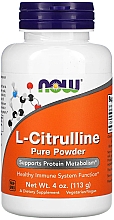 Парфумерія, косметика Харчова добавка "L-цитрулін", порошок - Now Foods L-Citrulline Pure Powder