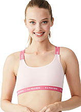 Спортивный бюстгальтер 66117, pink - U.S. Polo Assn Bra Cross Strapped Soft — фото N2