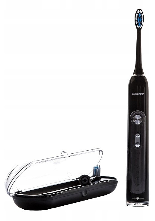 Звукова зубна щітка, чорна - Sonico Professional Black — фото N1
