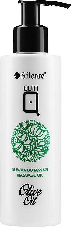 Оливкова масажна олія для тіла - Silcare Quin Massage Oil Olive Oil Limited Edition — фото N1