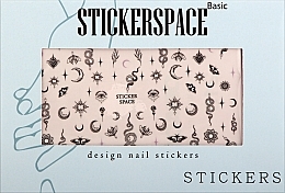 Дизайнерські наклейки для нігтів "Moon" - StickersSpace — фото N1