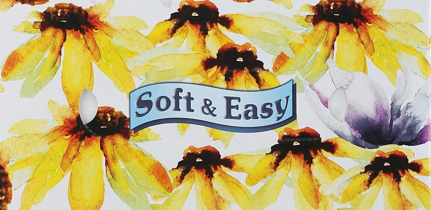 Гигиенические салфетки, цветы - Soft & Easy Tissue — фото N1