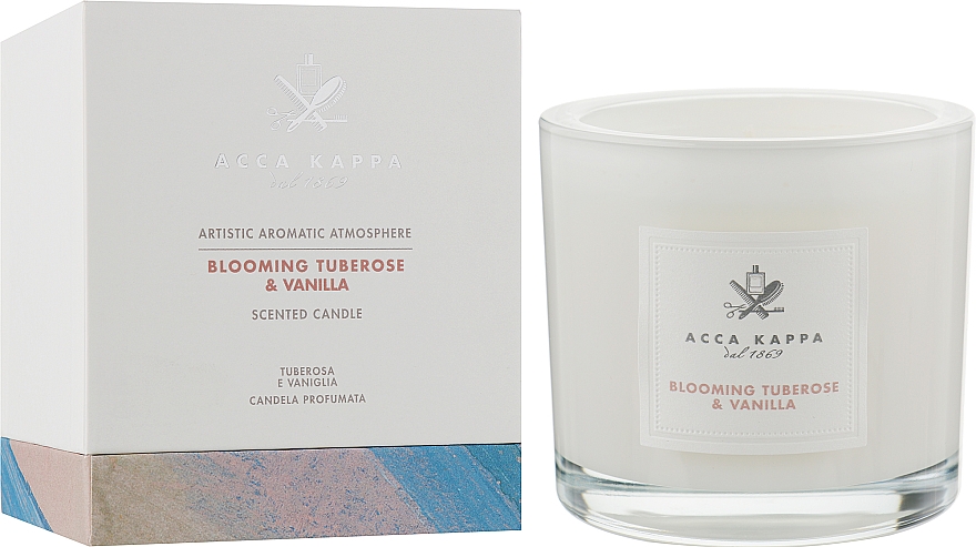 Ароматическая свеча "Tuberose and Vanilla" - Acca Kappa Scented Candle  — фото N2