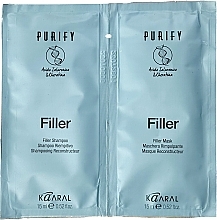 Набор пробников для волос - Kaaral Purify Filler (shm/15ml + mask/15ml) — фото N1