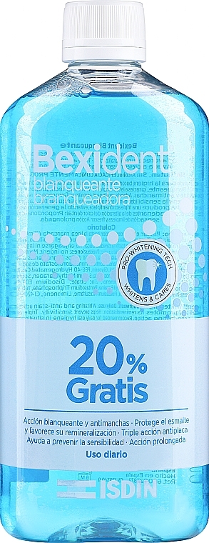 Ополаскиватель для полости рта - Isdin Bexident Isdin Bexident Whitening Mouthwash — фото N1