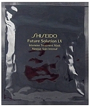 Духи, Парфюмерия, косметика Тканевая маска для лица - Shiseido Future Solution LX Intensive Treatment Mask 2 Patches