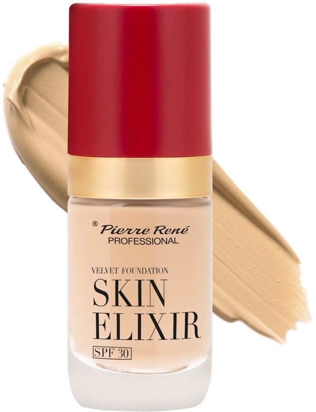 Тональная основа - Pierre Rene Skin Elixir Velvet Foundation SPF30 — фото 01 - Ivory Nude