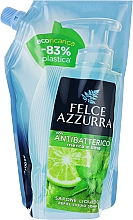 Жидкое мыло "Мята и лайм" - Felce Azzurra Antibacterial Mint & Lime (дой-пак) — фото N1